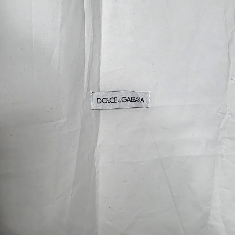 Dolce & Gabbana Garment Bag White Dress Cover Travel Storage 19.5x35.5